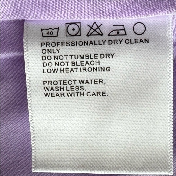 NEW BOBBLEHAUS Lavender Pastel Purple Utility Cargo Vest Size Medium - Picture 5 of 8